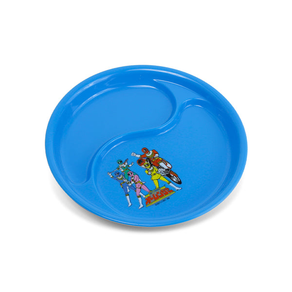 7.75" Round Plastic Plate, Blue