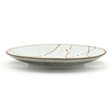 7.65" Round Ceramic Plate, Green — Sakura Design