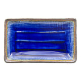 8.5" x 5.25" Rectangular Ceramic Plate, Sapphire