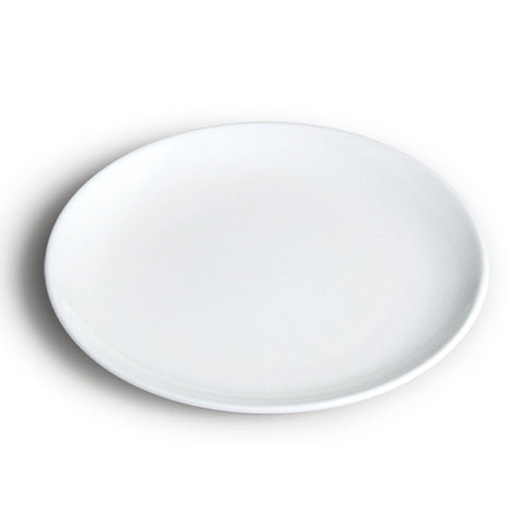 10-3/4" Porcelain Plate, White
