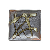 5.65" x 5.35" Square Ceramic Plate, Brown