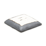 5.65" x 5.35" Square Ceramic Plate, Brown