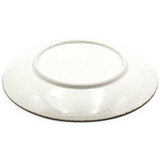 10" Round Ceramic Plate, Beige, Brown