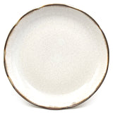 10.25" Ceramic Plate, Beige, Brown