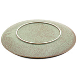 9" Round Ceramic Dinner Plate, Green, Brown — Sakura Design