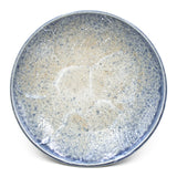 7.5" Ceramic Plate, Blue, Beige