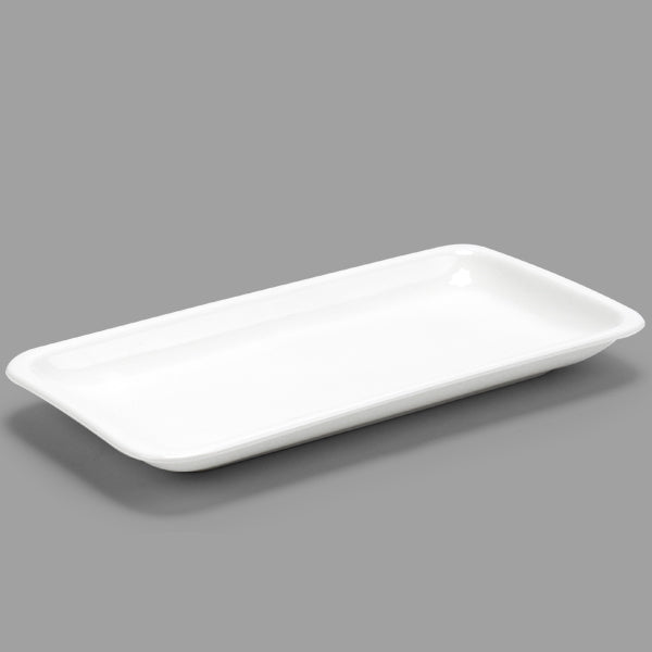 14.25" x 7.25" Rectangular Serving Platter, White