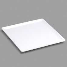 10¼″ White Melamine Square Plate
