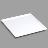 10¼″ White Melamine Square Plate