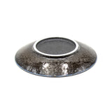 4.75" Ceramic Plate, Dark Brown, Blue