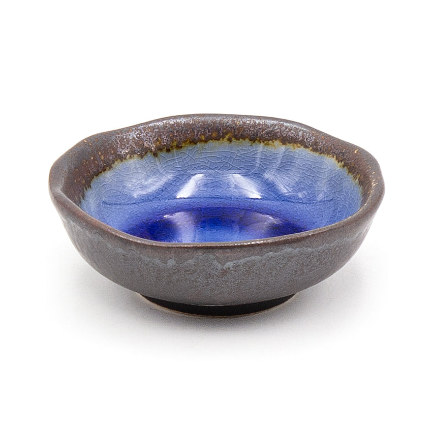 3.25" Ceramic Dish, Sapphire