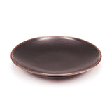 8.75" Round Porcelain 6-Piece Plate Set, Black