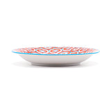 4.75" Round Ceramic Plate, Red