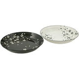 8.5" 2-Piece Plate Set, Black, White