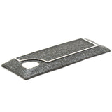 12.25" x 4.65" Rectangular Ceramic Plate, Gray
