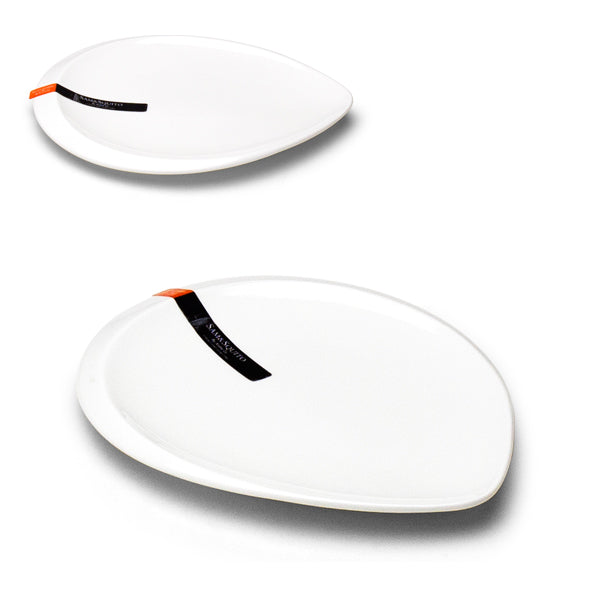 10" x 8.25" Plate, White