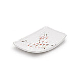 7.25" x 4.75" Ceramic Plate, Ivory — Sakura Design