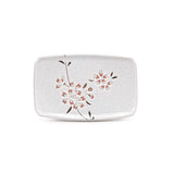 7.25" x 4.75" Ceramic Plate, Ivory — Sakura Design