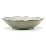 8.25" Round Ceramic Plate, Green