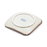 5.25" Ceramic Plate, Green — Floral Design