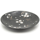 10" Round Ceramic Plate, Dark Brown — Sakura Design