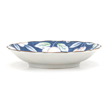 4.75" Ceramic Plate, Blue, Green, Pink