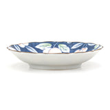 4.75" Ceramic Plate, Blue, Green, Pink