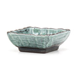 2.85" Square Ceramic Sauce Dish, Green