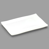 9½ × 6 in White Melamine Rectangular Plate