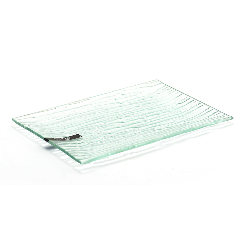 6.15" x 4.15" Rectangular Glass Plate, Clear