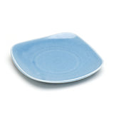 5" Square Ceramic Plate, Blue