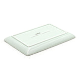 10" x 6.65" Rectangular Ceramic Plate, Green