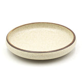 6.65" Ceramic Deep Plate, Beige, Brown