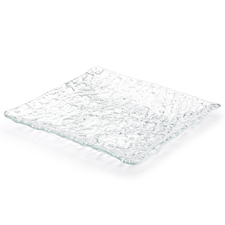 10.25" Square Glass Plate, Clear