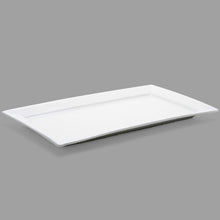 16″ × 8¾″ White Porcelain Rectangular Platter