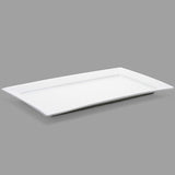16″ × 8¾″ White Porcelain Rectangular Platter
