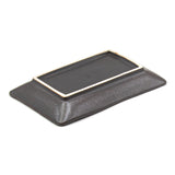 8.5" x 5.25" Rectangular Ceramic Plate, Sapphire