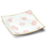 9" Square Plate, Ivory