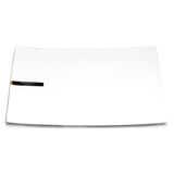12-2/3" Rectangular Plate, White