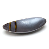 9" x 5" Oval Plate, Black