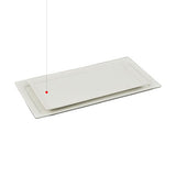 10½″ × 5″ White Porcelain Rectangular Plate