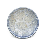 4.75" Ceramic Plate, Beige, Blue
