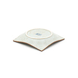 5-1/4" Square Ceramic Plate, Blue