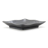 7" Square Ceramic Plate, Gray