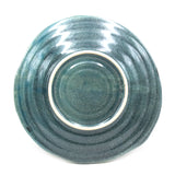 11" Round Ceramic Plate, Green