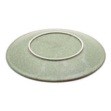 8" Round Ceramic Plate, Green, Brown — Sakura Design
