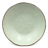 8.25" Round Ceramic Plate, Green