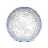 9" Ceramic Plate, Blue, Beige