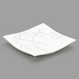 6.75" Square Ceramic Plate, White — Sakura Design