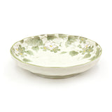5" Ceramic Plate, Green — Floral Design